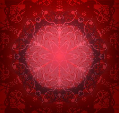 yuvarlak süs geometrik desen