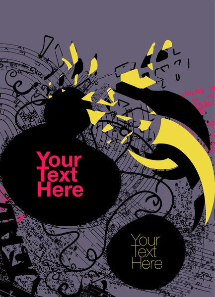 Grunge fond pour le texte — Image vectorielle
