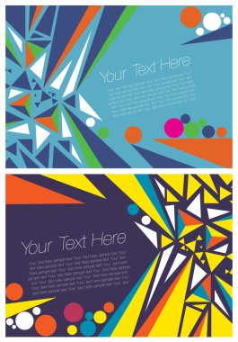 Retro arka plan metin için