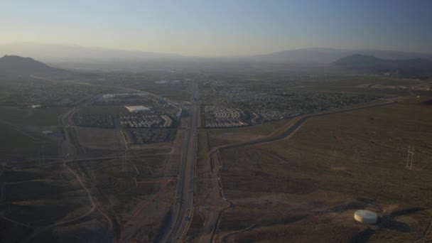 Autobahn bei las vegas — Stockvideo