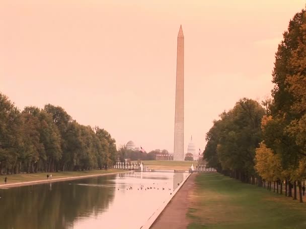 Lincoln memorial Anıtı — Stok video