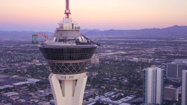 Stratosphere Hotel i Las Vegas — Stockvideo