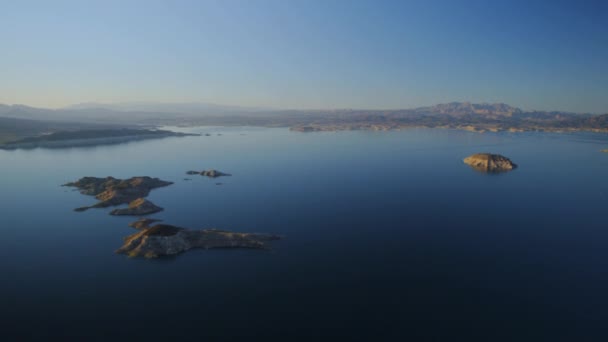 Kepulauan di Lake Mead, Nevada — Stok Video