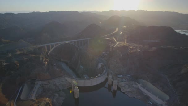 Hoover Dam em Nevada — Vídeo de Stock