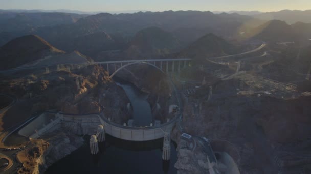 Hoover Dam em Nevada — Vídeo de Stock