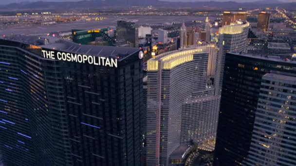 Kosmopolitisches Hotel in las vegas — Stockvideo