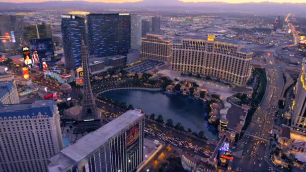 Hotel Strip v Las Vegas — Stock video