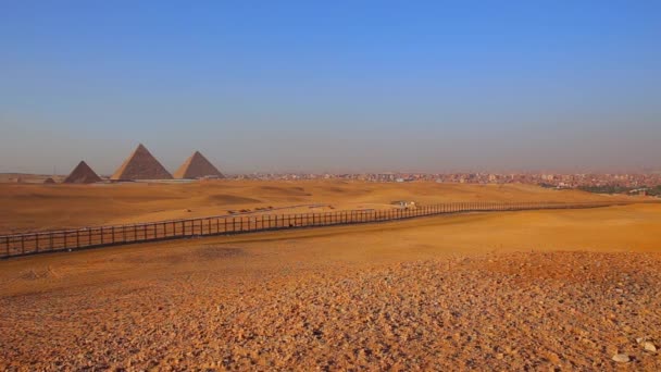 Die Pyramiden Ägyptens — Stockvideo