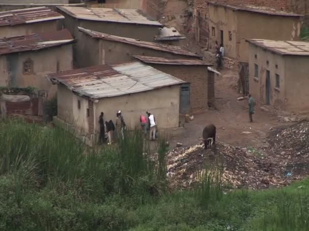 Barrio residencial en Kigali — Vídeos de Stock