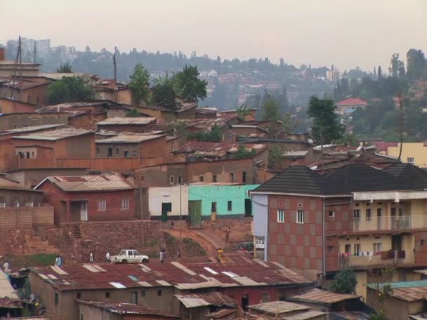キガリ、ルワンダの建物 — ストック動画