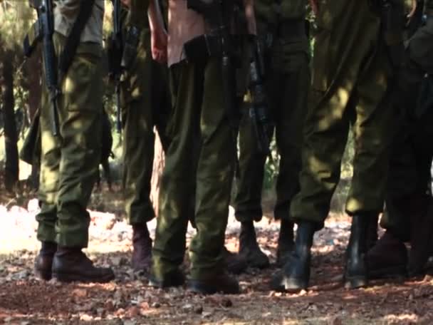 以色列军队士兵 — 图库视频影像