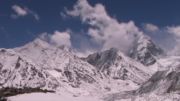 Cara norte del monte. Everest. — Vídeo de stock