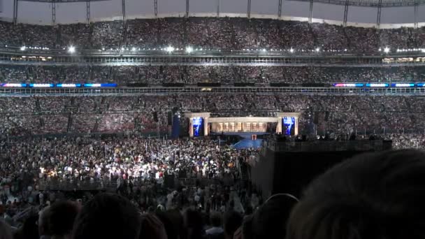 Barack Obama pronuncia su discurso de aceptación — Vídeos de Stock