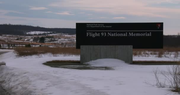 Uçuş 93 Ulusal Anıtı — Stok video
