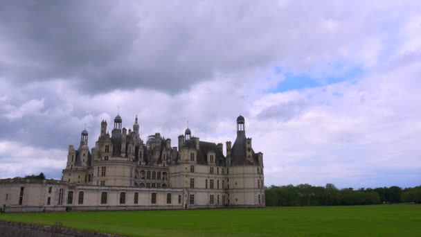 Chateau Chambord, a Loire-völgyben — Stock videók