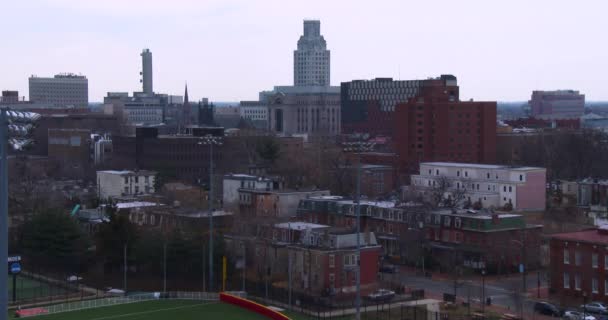 Cityscape uitzicht op Camden — Stockvideo