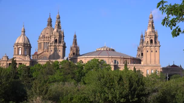 Olympischer park in barcelona — Stockvideo