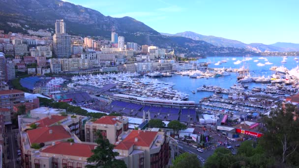 Monako zawiera Port — Wideo stockowe