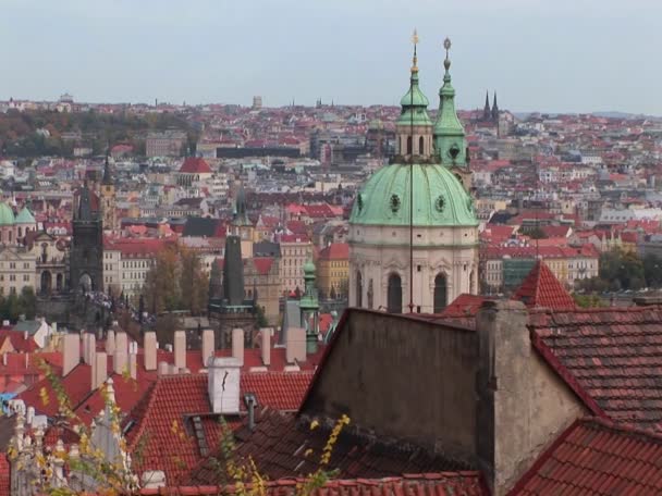 Prag in der Tschechischen Republik — Stockvideo