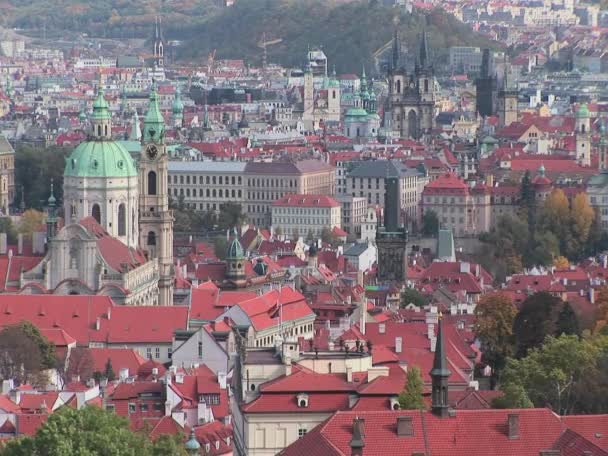 Прага в Чехии — стоковое видео