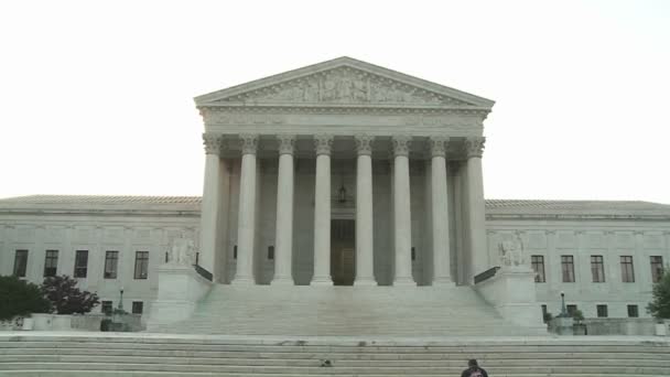 Budynek sądu najwyższego — Wideo stockowe