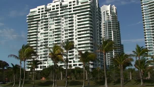 En bostadsrätt i Miami — Stockvideo