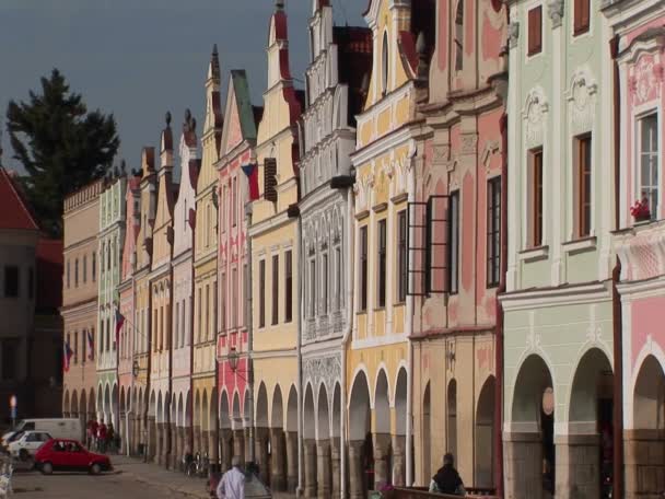 La encantadora ciudad de Mikulov — Vídeos de Stock