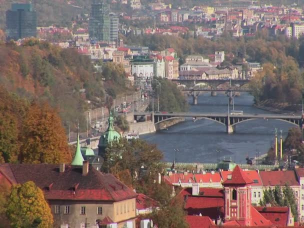 Praga w Czechach — Wideo stockowe