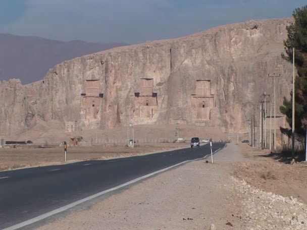 Desa kuno Kandovan di Iran — Stok Video