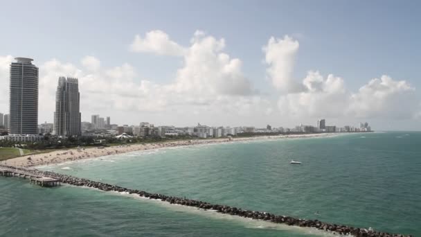 Skyline de Miami florida — Vídeo de Stock