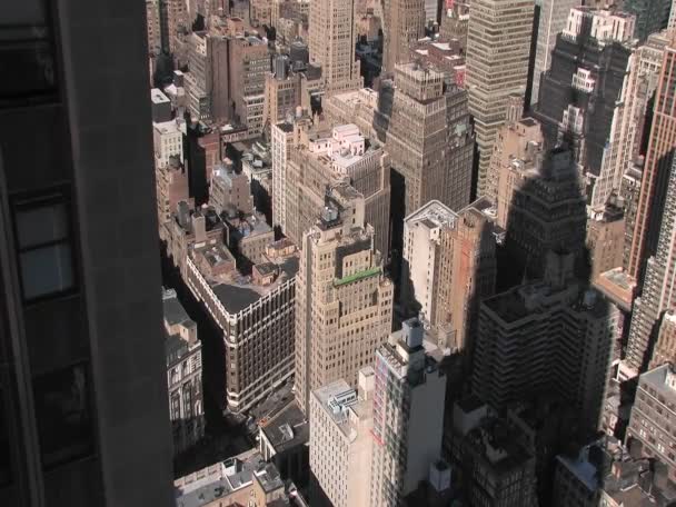 Нью-Йорк сверху — стоковое видео