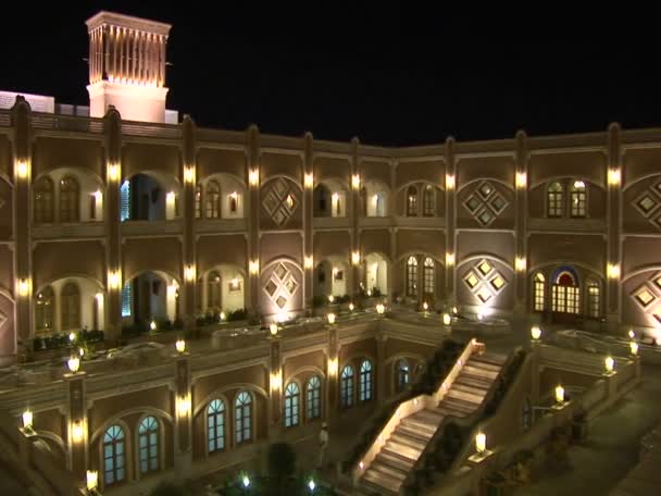 The International Hotel Dad in Yazd — Stock Video