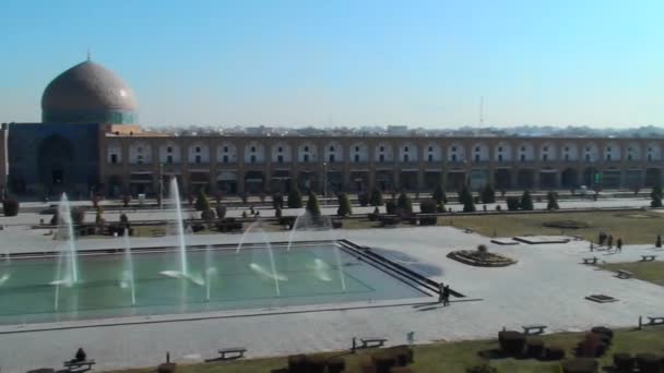 Naqsh-e-Jahan πλατεία στο Ισφαχάν — Αρχείο Βίντεο