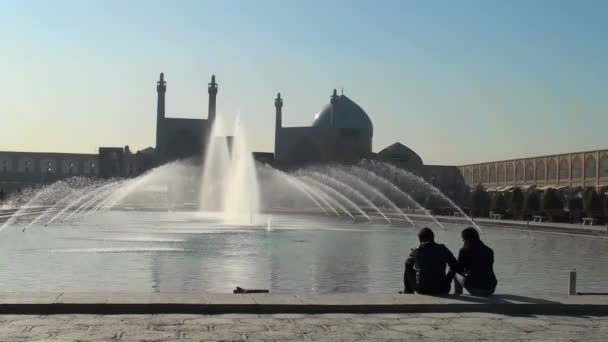 Praça Naqsh-e Jahan em Isfahan — Vídeo de Stock