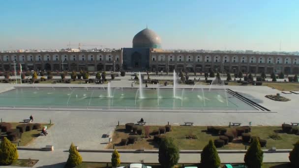 Naqsh-e Jahan Square in Isfahan — Stock Video