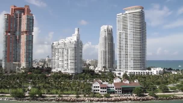 Centrum van Miami, Florida — Stockvideo