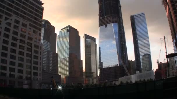 一つの世界貿易センター — ストック動画