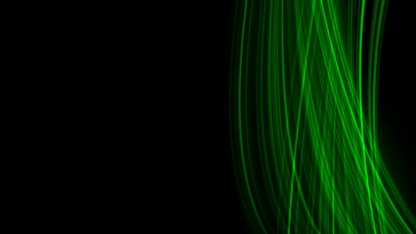 Rayons lumineux verts — Video