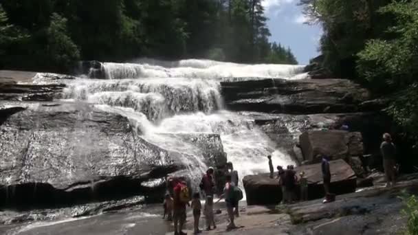 Une cascade en Caroline du Nord — Video