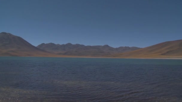 Lago Laguna Miniques — Vídeos de Stock