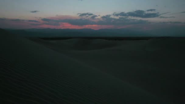 Beautiful sand dunes — Stock Video