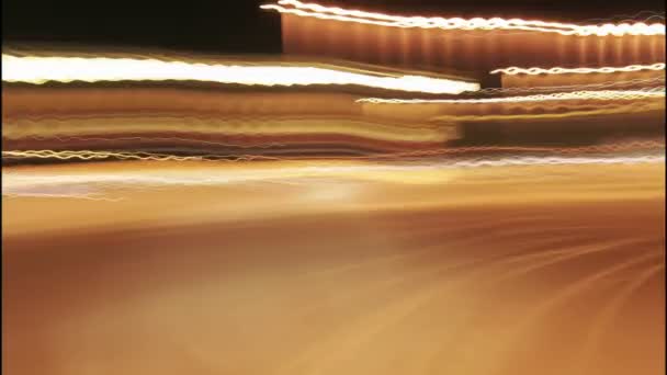 A car speeds through the streets — Stock Footage A car speeds through the streets Royalty Free Stock Footage