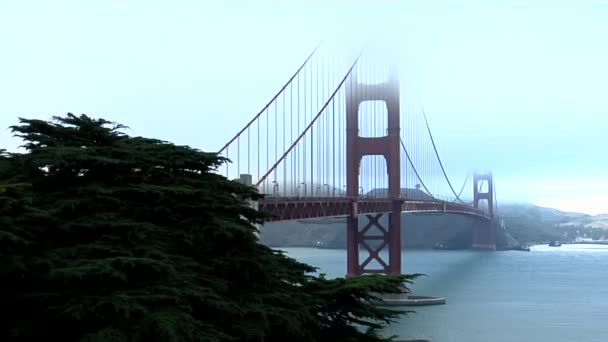 El puente Golden Gate — Vídeo de stock