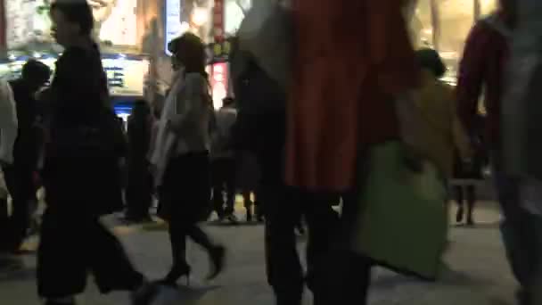 ラッシュアワーの交通渋滞や歩行者 — ストック動画