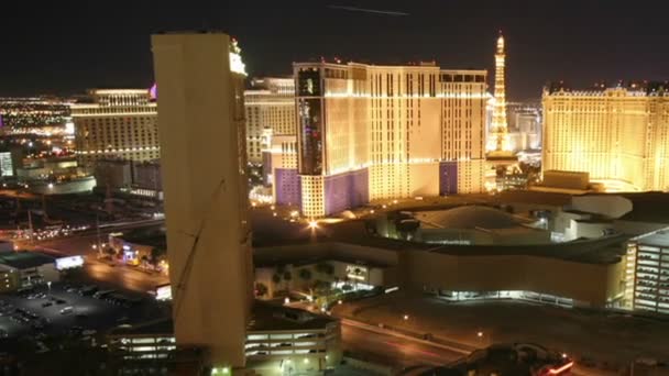 Pohled z Las Vegas kasina — Stock video