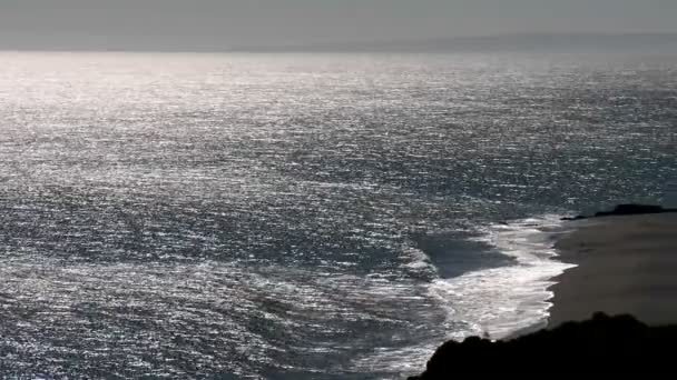 Okyanus ve Curanipe yakınındaki kıyı şeridi — Stok video
