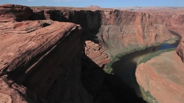 Кінь взуття річки Колорадо — стокове відео