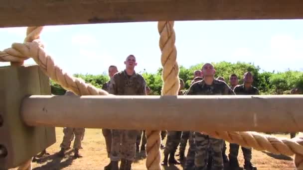 Marines in addestramento di base — Video Stock