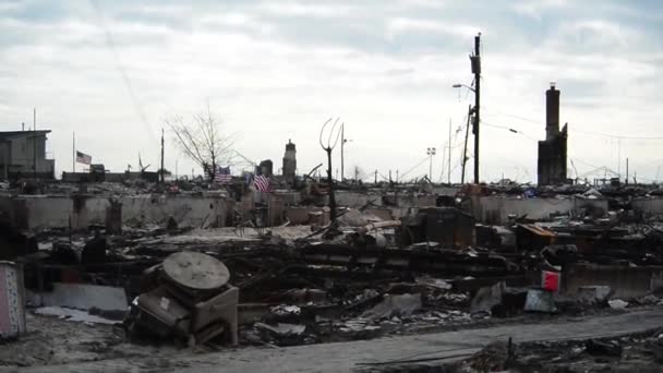 A área de Breezy Point de Queens — Vídeo de Stock