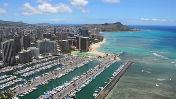 Honolulu, Oahu, Hawaii — Vídeos de Stock